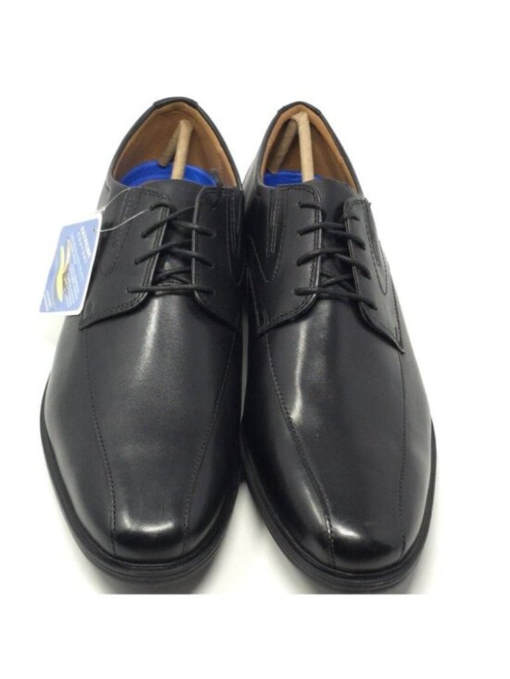 New Clarks Whiddon Pace Black Leather Oxford Men’s 12W - Picture 6 of 9
